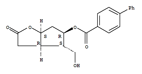(3aR,4S,5R,6aS)-(-)-六氢-4-(羟甲基)-2-氧代-2H-环戊并[b]呋喃-5-基 1,1'-联苯-4-甲酸酯
