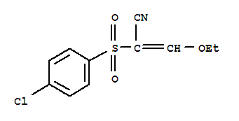 2-((4-氯苯基)磺酰基)-3-乙氧基丙-2-烯腈