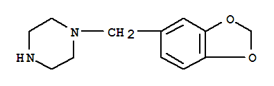 N-(3,4-亚甲二氧基苯甲基)哌嗪
