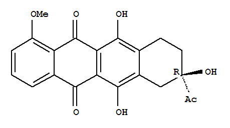 (8R)-8-乙酰基-7,8,9,10-四氢-6,8,11-三羟基-1-甲氧基-5,12-并四苯醌
