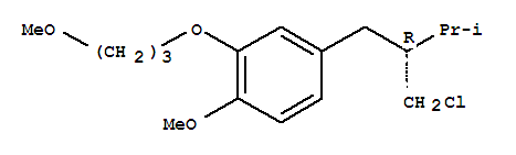 4-[(2R)-2-(氯甲基)-3-甲基丁基]-1-甲氧基-2-(3-甲氧基丙氧基)苯; 阿利克仑-1
