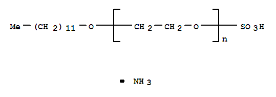 十二醇聚乙二醇硫酸酯铵盐; 月桂基聚氧乙烯醚硫酸铵