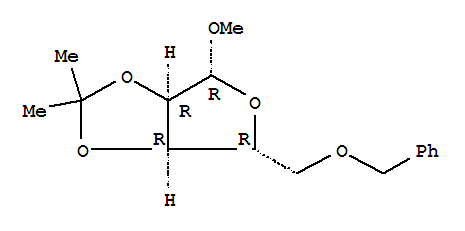 1-甲氧基-2,3-O-异亚丙基-5-苄氧基-beta-D-呋喃核糖苷