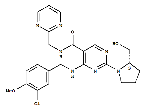 阿伐那非,4-[(3-氯-4-甲氧基苄基)氨基]-2-[2-(羟甲基)-1-吡咯烷基]-N-(2-嘧啶基甲基)-5-嘧啶甲磺酰胺