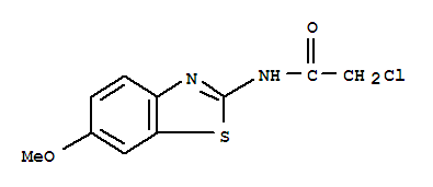 2-氯-N-(6-甲氧基-苯并噻唑-2-基)-乙酰胺