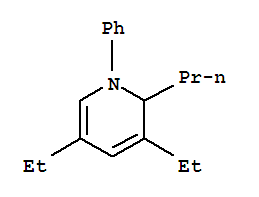 3,5-二乙基-1,2-二氢-1-苯基-2-丙基吡啶