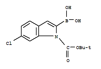 1-Boc-6-氯吲哚-2-硼酸