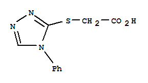 (4-苯基-4H-1,2,4-噻唑-3-基)硫代]乙酸