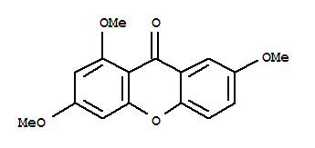 1,3,7-三甲氧基氧杂蒽-9-酮