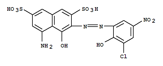 8-氨基-2-(3-氯-2-羟基-5-硝基苯偶氮)-1-萘酚-3,6-二磺酸