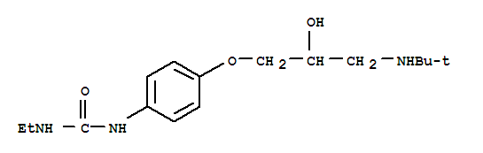 1-[4-[3-(叔丁基氨基)-2-羟基丙氧基]苯基]-3-乙基脲
