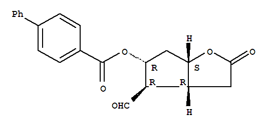 (3aR,4R,5R,6aS)-4-醛基六氢-2-氧代-2H-环戊并[b]呋喃-5-基 [1,1'-联苯]-4-甲酸酯