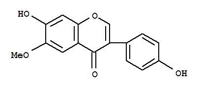 黄豆黄素; 4',7-二羟基-6-甲氧基异黄酮