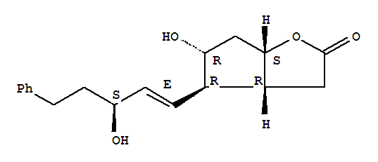 (+)-(3aR,4R,5r,6aS)-六氢-5-羟基-4-[(1E,3R)-3-羟基-5-苯基-1-戊烯基]-2H-环戊并[b]呋喃-2-酮