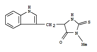 5-(1H-吲哚-3-基甲基)-3-甲基-2-硫酮-4-咪唑烷酮