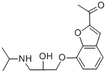 1-[7-[2-羟基-3-[(1-甲基乙基)-氨基]丙氧基]-2-苯并呋喃]乙酮
