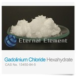 永恒元素 高纯 氯化钆99.99% GdCl3 •6H2O医药、催化剂、陶瓷掺杂添加剂
