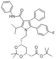 (4R-cis)-6-[2-[2-(4-氟苯基)-5-(1-异丙基)-3-苯基-4-[(苯胺)羰基]-1H-吡咯-1-基]乙基]
