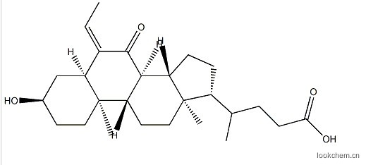 (E)-3a-羟基-6-亚乙基-7-酮-5b-胆-24-酸