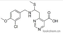 4-(3-氯-4-甲氧基苄胺)-5-甲酸乙酯-2-甲硫基嘧啶
