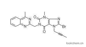 8-溴-7-(2-丁炔基)-3,7-二氢-3-甲基-1H-嘌呤-2,6-二酮