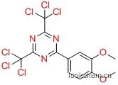 2-(3,4-二甲氧基苯基)-4,6-二(三氯甲基)-1,3,5-三嗪
