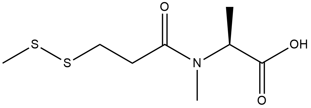 N-甲基-N-[3-(甲基二硫基)-1-氧代丙基]-L-丙氨酸