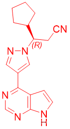 β-环戊基-4-(7h-吡咯并[2,3-d]嘧啶-4-基)-(βr)-1H-吡唑-1-丙腈